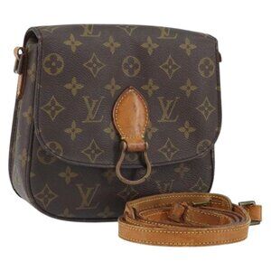 Authentic LOUIS VUITTON Monogram Saint Cloud MM Shoulder Bag M51243 LV